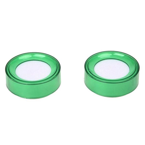 

cleaning cloths green plastic 7cm dia sponge finger wet money cashier 2 pcs