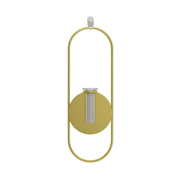 

modern art wall mounted candle holder vintage hanging dry flower vase tea light holders