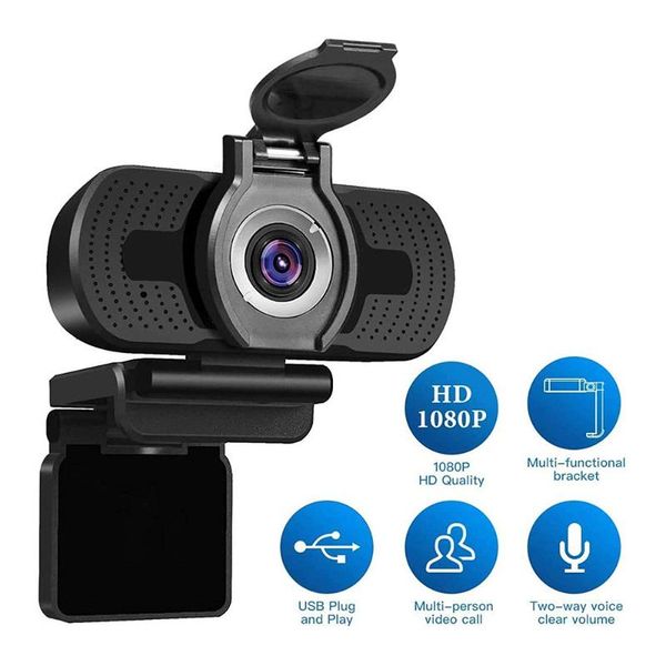 

webcams usb drive-computer camera webcam 1080 p full hd livestream web for video conferences with microphone