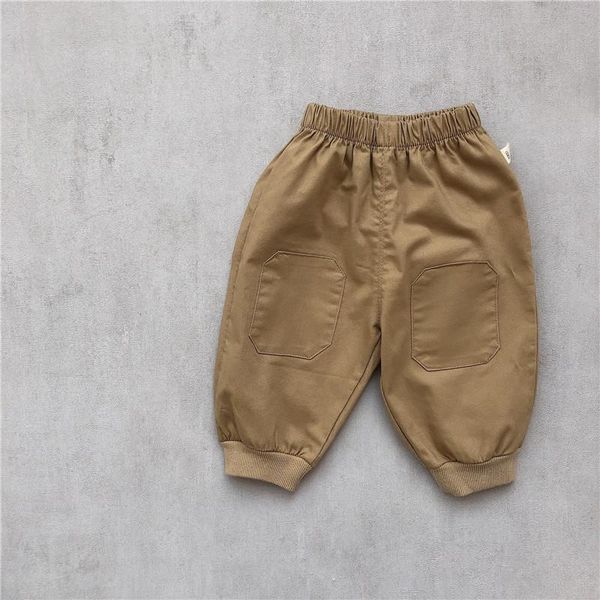 

trousers boutique toddler girl casual pants children autumn baby solid 2022 infant leggings boy elasticity pp, Blue