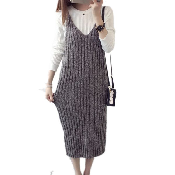 

dress women winter clothes female solid color male in moods decorated v dressed single casual mangoes mid-calf dressh54 bgxe, Black;gray