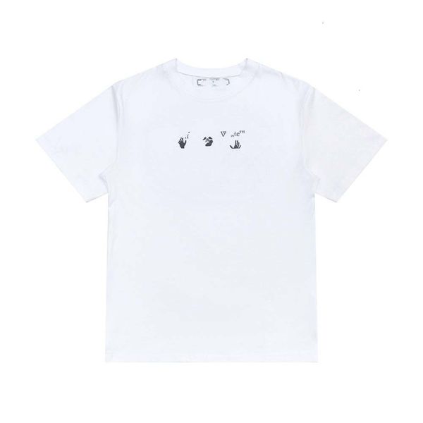 

fashion brand arrow print short sleeve men's and women's t shirt, White;black