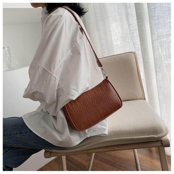 

evening bags messenger handbags retro alligator pattern women shoulder flap pu leather casual solid crossbody for bolsas