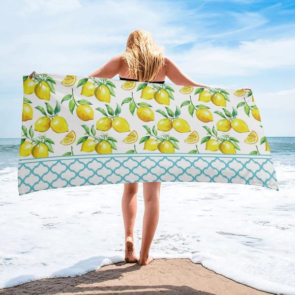 

summer blue moroccan pattern bath towel microfiber travel beach towels soft quick-dry for adults yoga mat