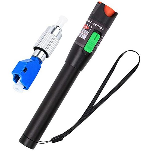 

visual fault locator kit 30mw 30km with 2.5mm universal connector fc male to lc female adapter,fiber optic source tester computer cables & c
