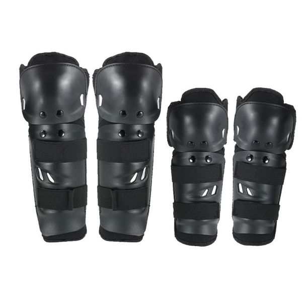 

motorcycle racing knee guards elbow shin guard pads breathable adjustable cap pad protector armor, Black;gray