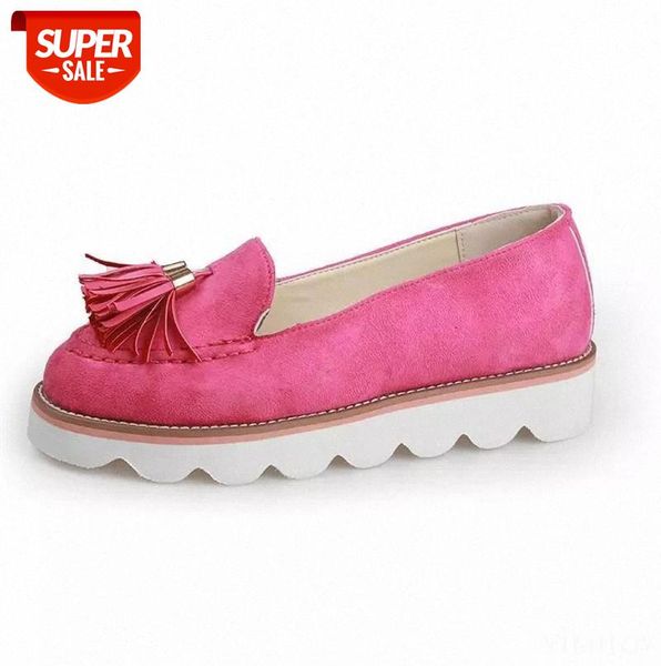 

women shoes 2020 spring summer shoes woman flats soft bottom ladies ballet loafers flat flat platform round toe #n08i