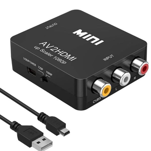 

audio cables & connectors rca to adapter 3 converter cable adaptor cvbs composite video 1080p aux adapters accessories for tv av pc