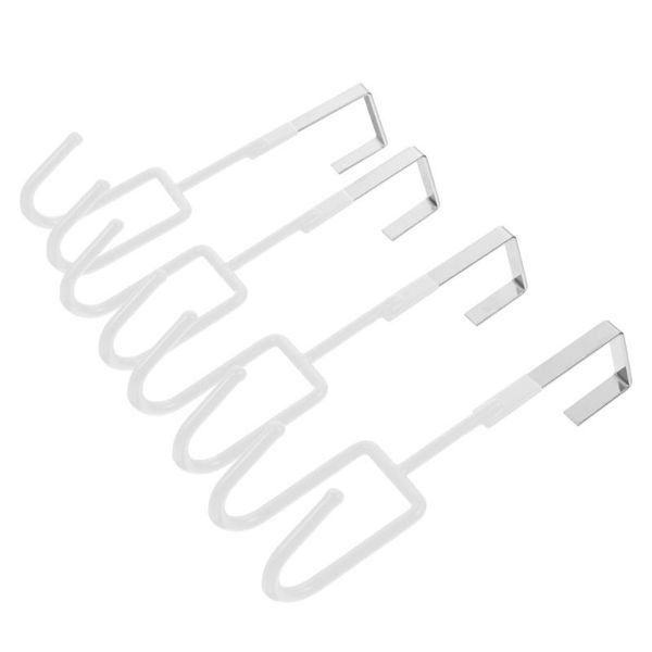 

hooks & rails 4pcs punch-hanging household door back hangers for clothing