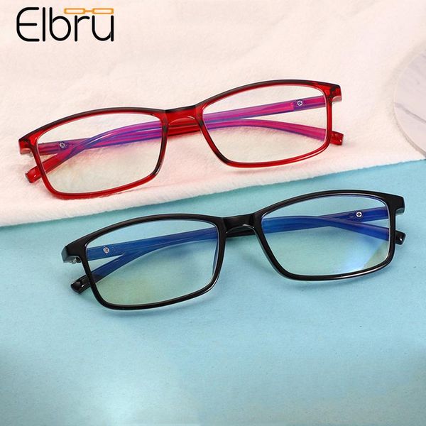 

fashion sunglasses frames elbru anti-blue light myopia glasses classic short-sighted eyeglasses men women nearsighted eyewear diopters 0 to, Black