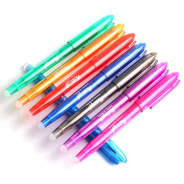 

gel pens 8pcs erasable pen or refill rod 0.5mm washable handle magic refills for school writing tools kawaii stationery