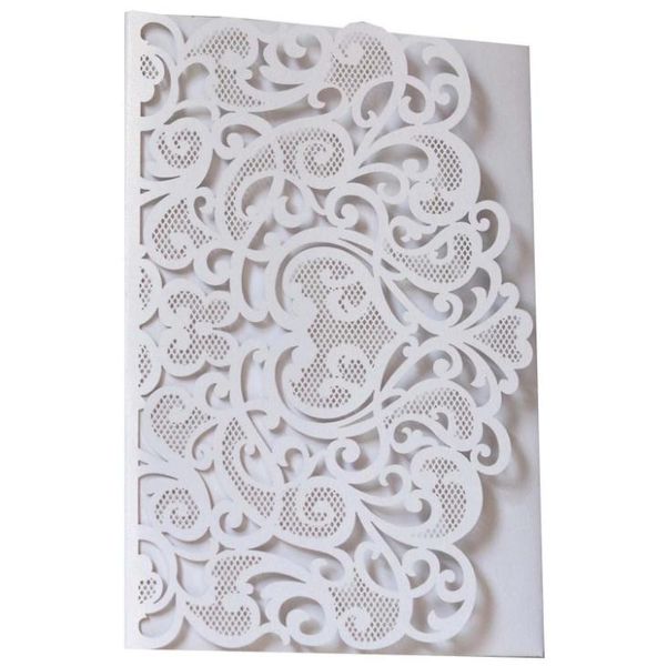 

2021 ivory customizable laser cut tri-fold wedding invitation, invites with respond card and envelope, invite for wedding, birthday, Black