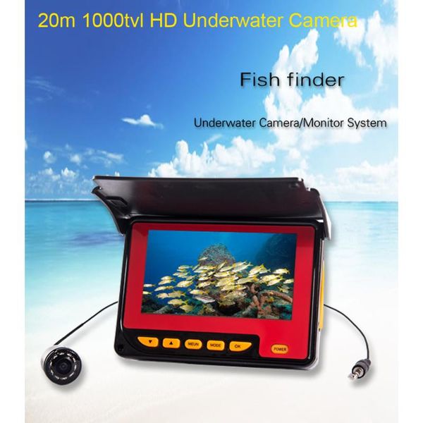 

20m 4.3" hd monitor underwater fishing camera fish finder ip cameras