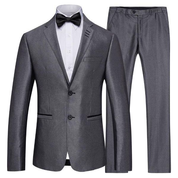 

men's suits & blazers xf012 men clothing 2021 high-quality business leisure suit 2 pieces of groom's man's wedding mens, White;black