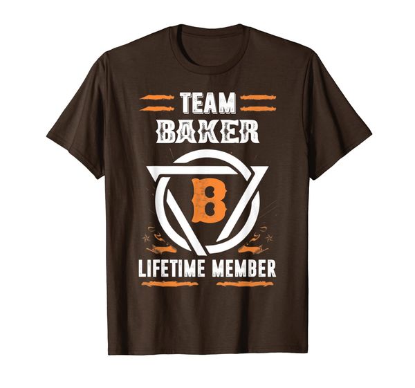 

Team Baker Lifetime Member Gift For Surname Last Name T-Shirt, Mainly pictures
