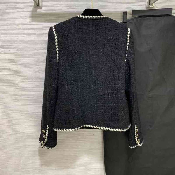 

jackets 2022 women's spring autumn o neck long sleeve luxury coats brand same style outerwear 1226-1 k2o4, Black;brown