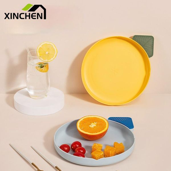 

dishes & plates xinchen lazy snack tray fruit candy cute plate dish household plastic for home x206