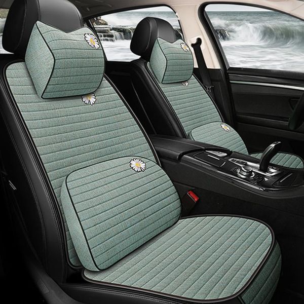 

car seat covers universal front and rear simple comfortable cushion for creta encino equus i30 ix25 ix3 non-slip auto parts