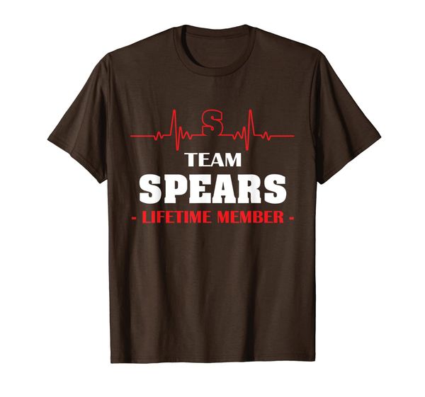 

team spears lifetime member family youth kid shirt 5ts, White;black