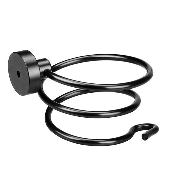 

bathroom storage & organization big deal wall hair dryer rack space aluminum alloy holder shelf (black)