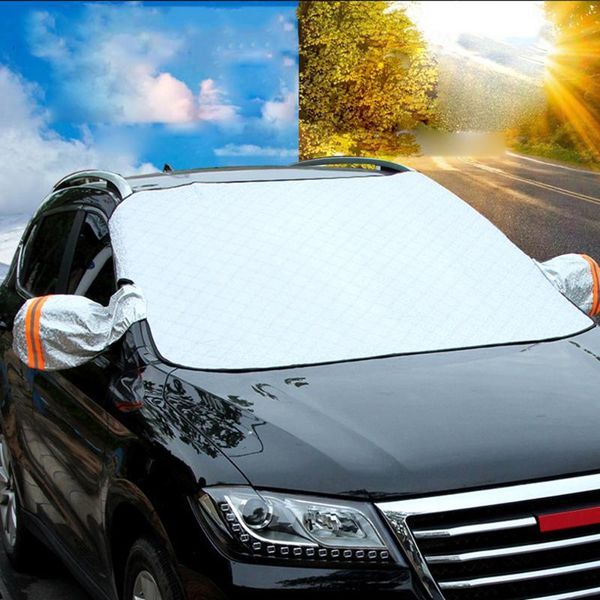

car sunshade magnetic windshield waterproof protector sun shade snow cover front windscreen screen accessories