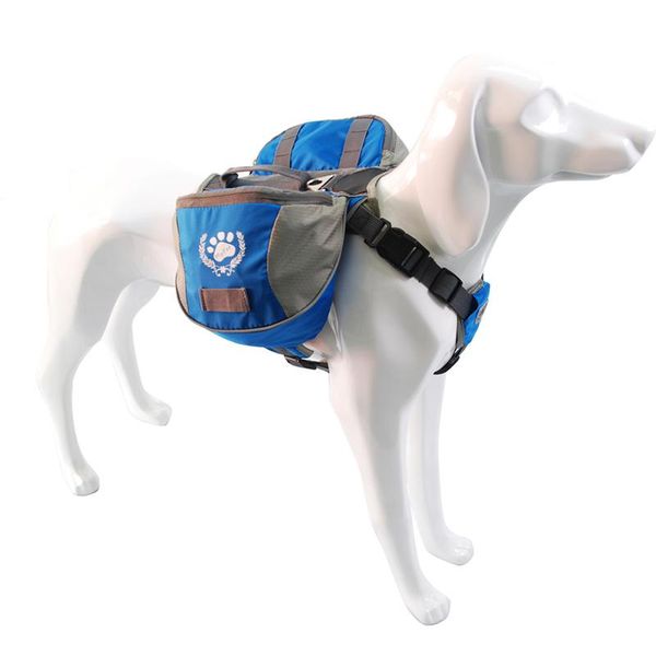 

my pet 2 in 1 pets harness reflective safety adjustable dog backpack dogs accessories for small or large carry products car seat covers