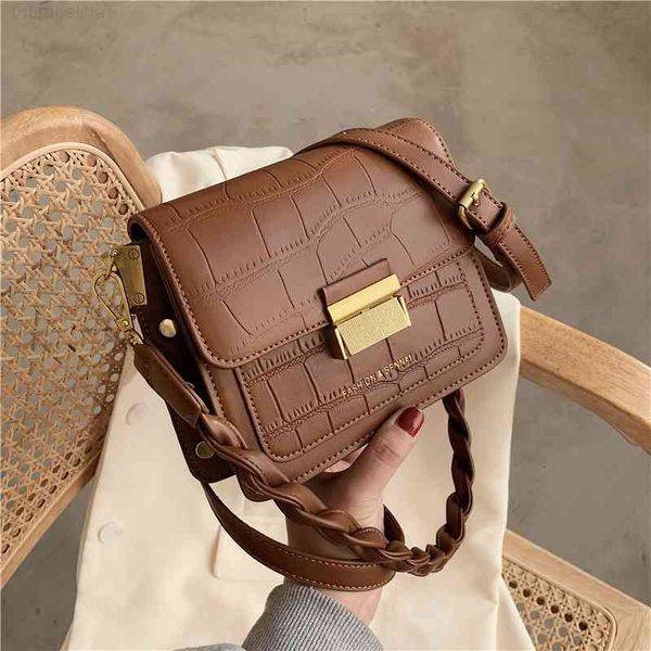 

handbag bag women's 2021 pattern small square korean version textured ins trendy one shoulder messenger