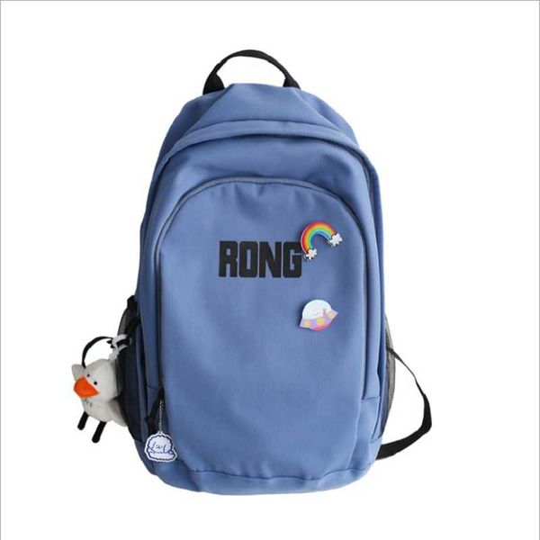 

backpack ins schoolbag wild forest large-capacity female student simple