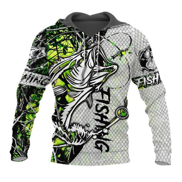 

women's hoodies & sweatshirts 2021 fashion animal art fishing harajuku casual tracksuit funny 3d print / sweatshirt jacket men women-a1, Black