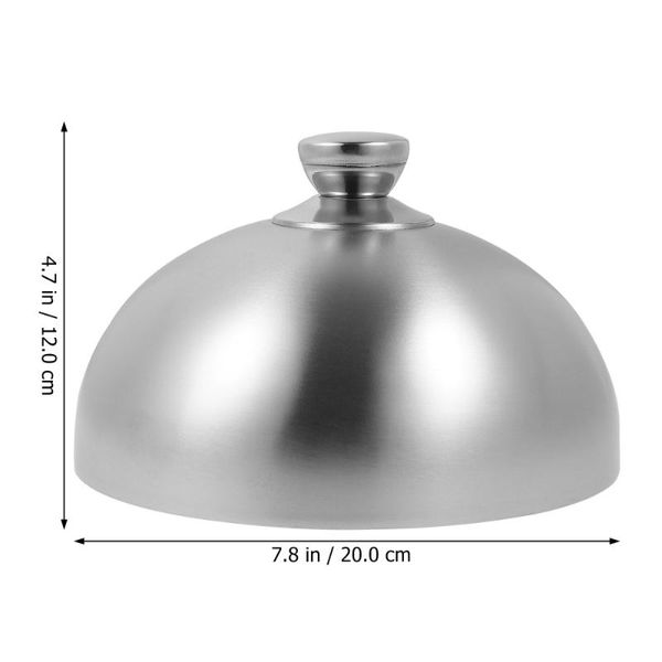 

pans stainless steel steak cover teppanyaki dome dish lid anti oil splashing food