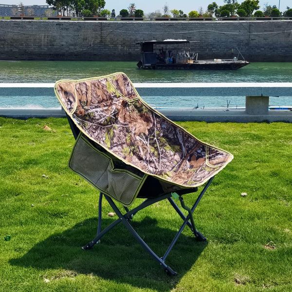 

fishing accessories outdoor folding stool lazy leisure chair painting stall moon making barbecue camping