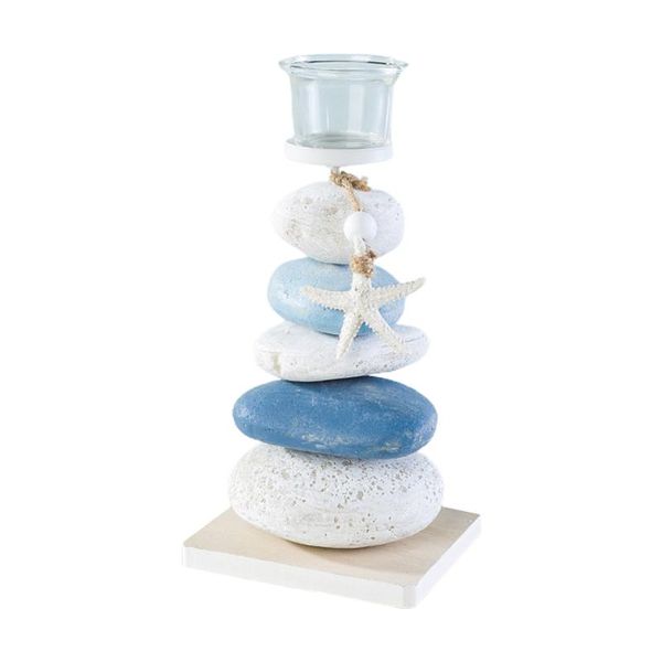 

candle holders 1pc mediterranean style stone candleholder tablecandlestick decor crafts