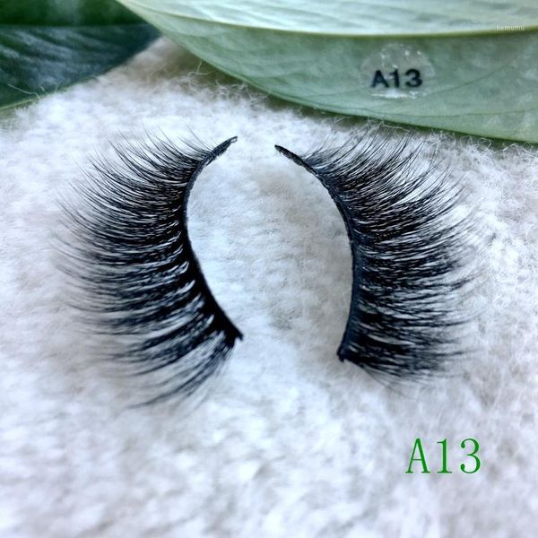 

lashes long makeup fake multi-layered faux eyelashes fluffy volume natural1