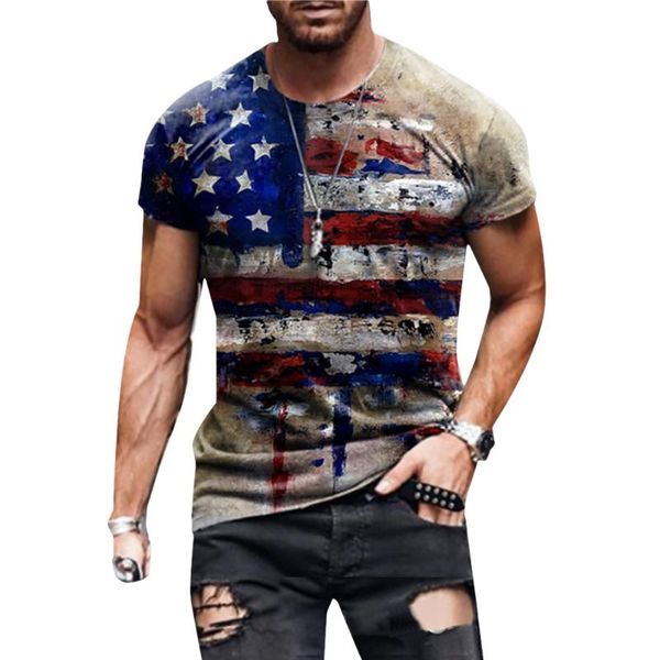 

men's t-shirts t-shirt men o-neck male tshirt flag camiseta hombre short sleeve summer mens clothing harajuku shirt for, White;black
