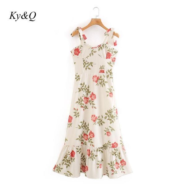 

boho designer women fashion flower print elegant high waist straps ruffles mini dress 2021 summer beach party clothes casual dresses, Black;gray