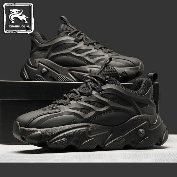 

ns-20927 autumn thick soled sho sports men's korean fashion daddy spring casual