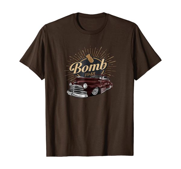 

bomb low rider car t-shirt for men/women/kids, White;black