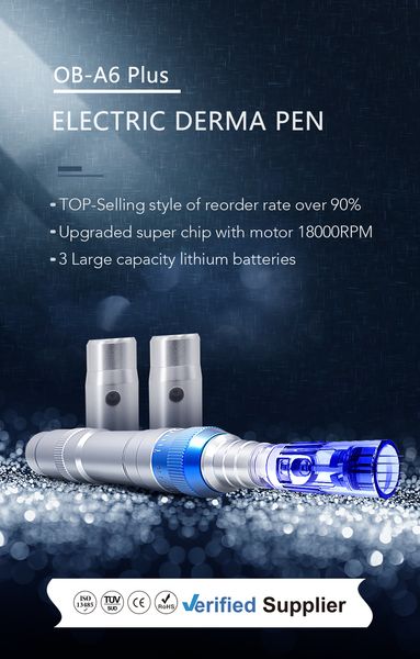 

vaney microneedling pen derma roller pen rechargeable derma microneedle dr. pen with needle cartridges for scar removal