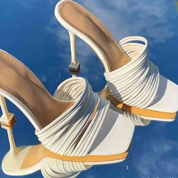 

shoes women's dress party open-toe high-heel sandals outer wear pumps female wedding large size slippers 6ptj, Black