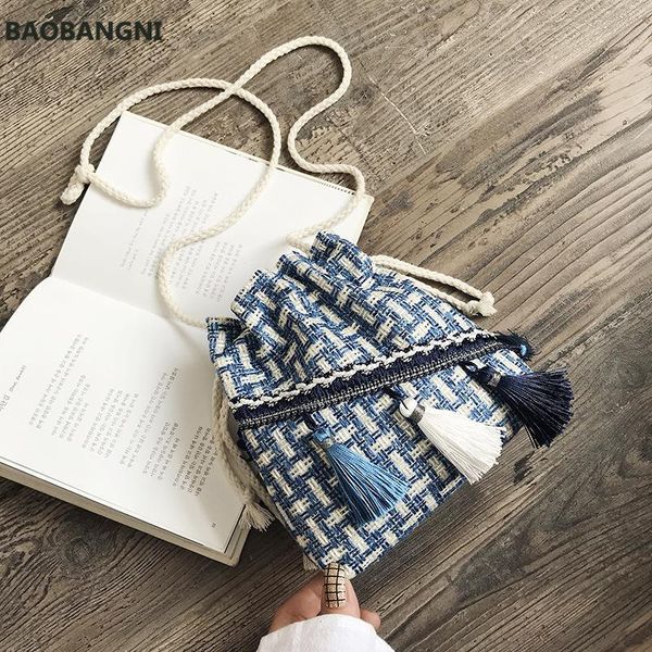 

cross body handbags women bags small bag chinese style messenger shoulder costume cloth purse tassel bucket