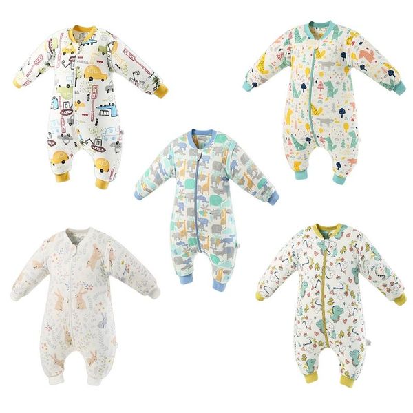 

baby sleeping bag wearable long sleeve cotton sleepwear thick warm kid sleepsack bags