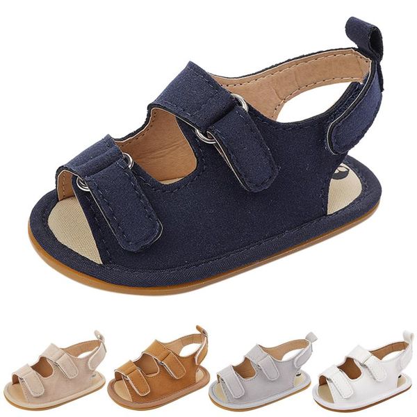 

sandals 6m-18m children toddler baby girls boys casual fashion first walker shoes prewalker flat walking, Black;red