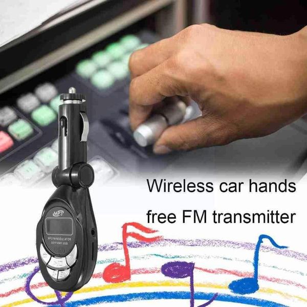 

interior decorations bluetooth fm transmitter usb car mp3 player kit supports audio flash auxiliary drive music j5n6
