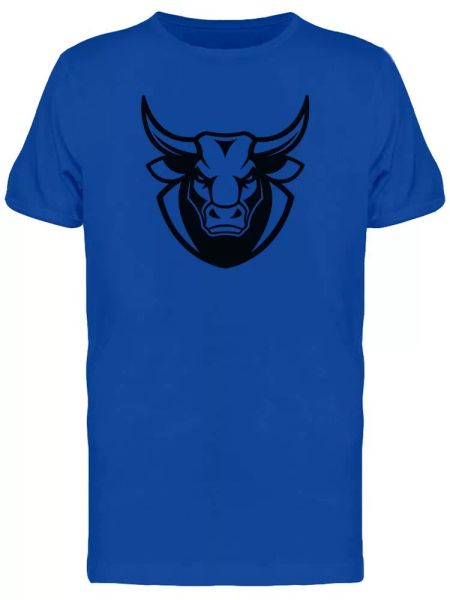 

ferocious bull sports logo tee men's -image by shutterstock, White;black