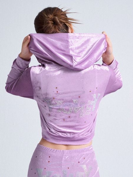 

rhinestone letter print velvet sweatshirt c3ca#, White;black