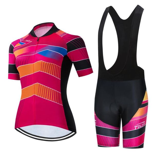 

racing sets women cycling jersey summer mtb bike clothing breathable bicycle clothes ropa ciclismo, Black;blue