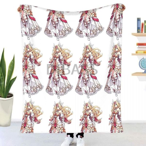 

blankets anime, anime girl, angel throw blanket 3d printed flannel