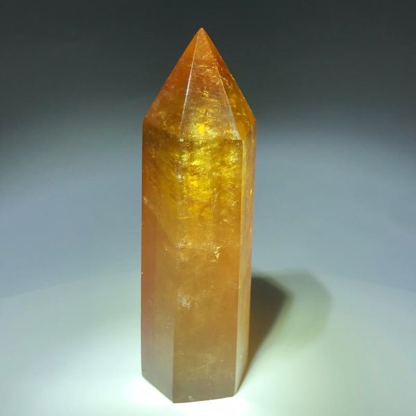 

decorative objects & figurines 1pnatural calcite and wand point spirit gas for quartz healing stone, crystal tower obelisk meditation gem st