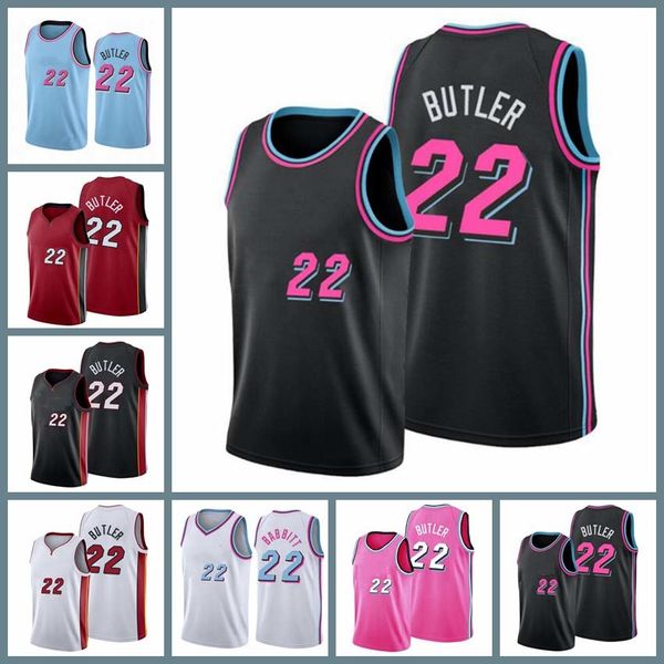 

Men\rMiami\rHeat Jimmy Butler basketball jerseys, Swingman hot presss custom basketball jersey, Color5