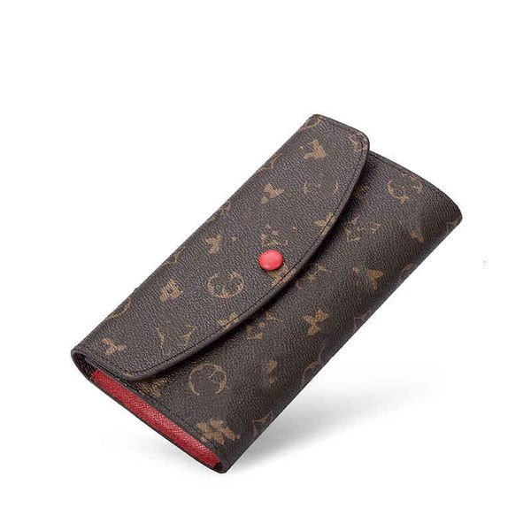 

doudou laohua wallet female mouth red envelope chain mini zero long real leather bag, Red;black